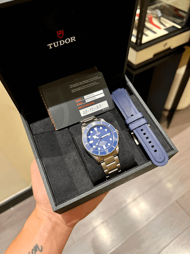 Đồng Hồ Nam Tudor Pelagos Blue Titanium 25600TB